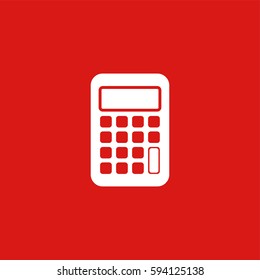 Calculator icon illustration isolated vector sign symbol