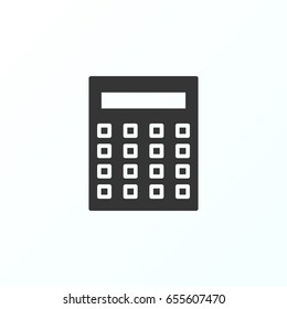 Calculator icon illustration isolated vector sign symbol