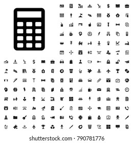 Calculator icon illustration isolated vector sign symbol. editable company icons vector set.