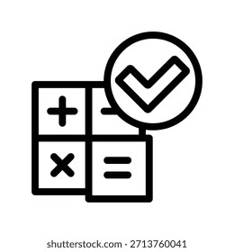 ícone Calculadora ilustração vetor modelo de design
