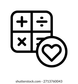 ícone Calculadora ilustração vetor modelo de design