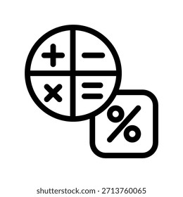 Illustration des Rechnersymbols, Vektordesign-Vorlage