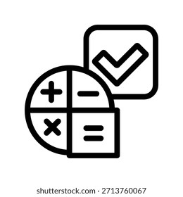 ícone Calculadora ilustração vetor modelo de design
