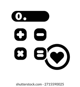 ícone Calculadora ilustração vetor modelo de design