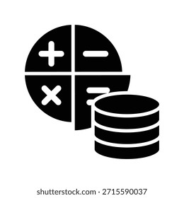 Illustration des Rechnersymbols, Vektordesign-Vorlage