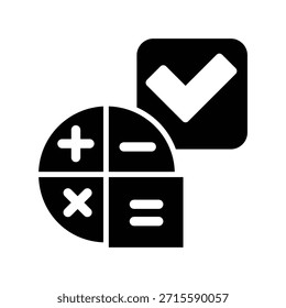 Calculator icon illustration vector design template