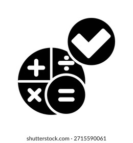 Calculator icon illustration vector design template