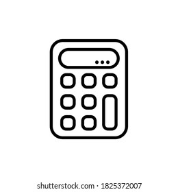 Calculator Icon Illustration. Vector Sign