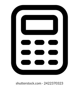 Calculator Icon Illustration for web, app, infographic, etc