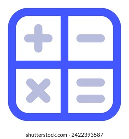 Calculator Icon Illustration for web, app, infographic, etc