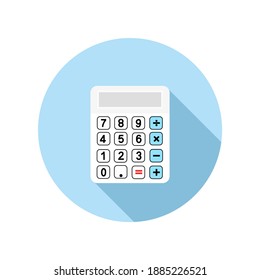 Calculator icon isolate on white background.