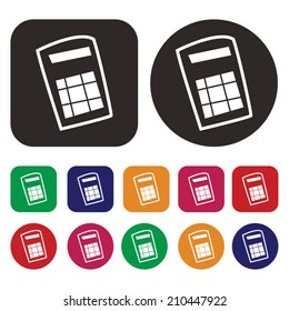 calculator icon / isolated