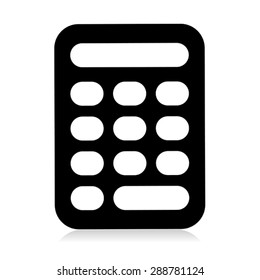 Calculator icon, isolated