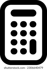 icono de cálculo vector de fondo aislado