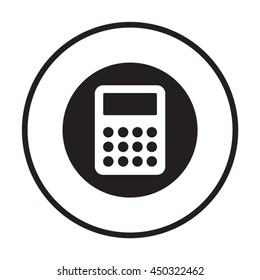 Calculator    icon,  isolated. Flat  design.