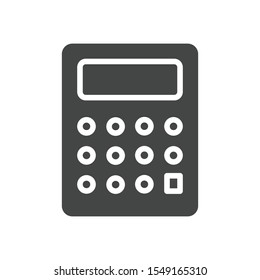 Calculator icon isolated on white background. Electronic device symbol modern, simple, vector, icon for website design, mobile app, ui. Vector Illustration