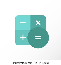 Calculator Icon isolated on white background. Flat Vector Icon Design Template Element