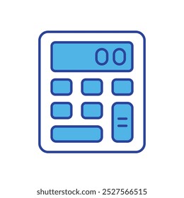 Calculator icon isolated on a white background. Vector illustration.