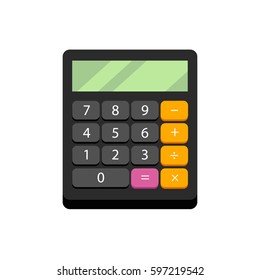 calculator icon isolated on white background