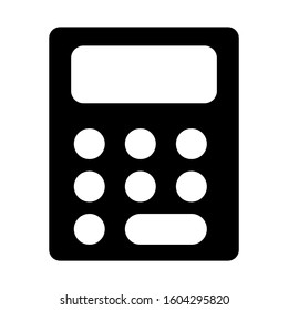 Calculator icon isolated sign symbol vector illustration - high quality black style vector icons
