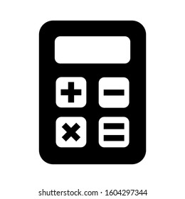 Calculator icon isolated sign symbol vector illustration - high quality black style vector icons
