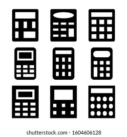 Calculator icon isolated sign symbol vector illustration - Collection of high quality black style vector icons
