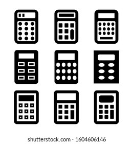 Calculator icon isolated sign symbol vector illustration - Collection of high quality black style vector icons
