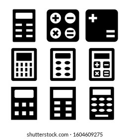 Calculator icon isolated sign symbol vector illustration - Collection of high quality black style vector icons

