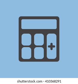 Calculator Icon isolated vector flat design