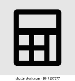 calculator icon isolated vector illustration