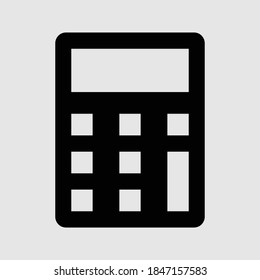 ilustración vectorial aislada de icono de cálculo