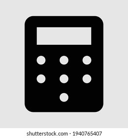 ilustración vectorial aislada de icono de cálculo