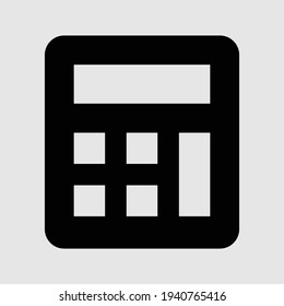 calculator icon isolated vector illustration