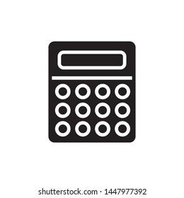 Calculator icon ,line symbol - vector