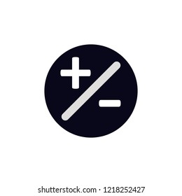 Calculator Icon Logo