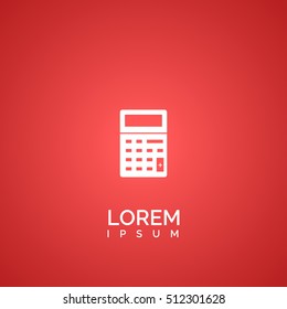 calculator icon. calculator logo