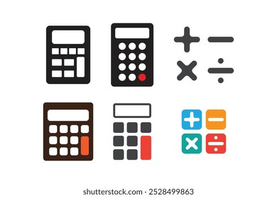 ícone Calculadora modelo de design de logotipo ilustração isolada