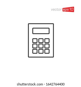 Calculator Icon Logo Design Vector