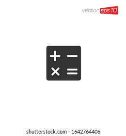 Vector de diseño del logotipo del icono de cálculo