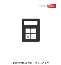 Calculator Icon Logo Design Vector
