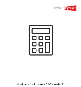 Calculator Icon Logo Design Vector