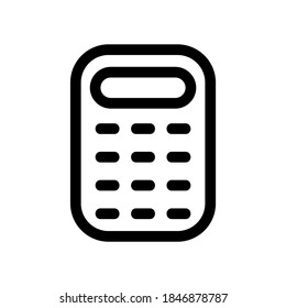 calculator icon or logo isolated sign symbol vector illustration - high quality black style vector icons
