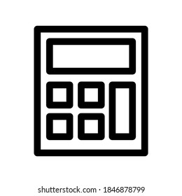 calculator icon or logo isolated sign symbol vector illustration - high quality black style vector icons
