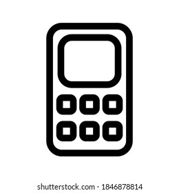 calculator icon or logo isolated sign symbol vector illustration - high quality black style vector icons
