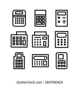 Calculator icon or logo isolated sign symbol vector illustration - Collection of high quality black style vector icons
