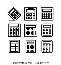 calculator icon or logo isolated sign symbol vector illustration - Collection of high quality black style vector icons

