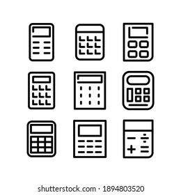 calculator icon or logo isolated sign symbol vector illustration - Collection of high quality black style vector icons
