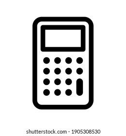 calculator icon or logo isolated sign symbol vector illustration - high quality black style vector icons
