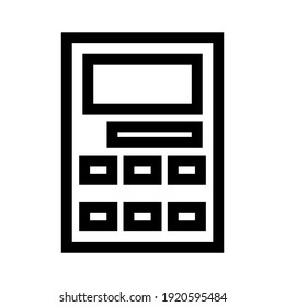 Taschensymbol oder Logo einzeln auf Zeichen, Vektorgrafik - hochwertige Vektorsymbole mit schwarzem Hintergrund
