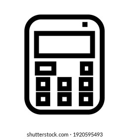 calculator icon or logo isolated sign symbol vector illustration - high quality black style vector icons
